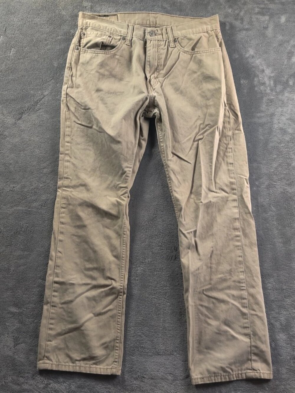 Levi’s 559 Jeans Mens 32x32 Beige Denim Relaxed Fit Straight Leg